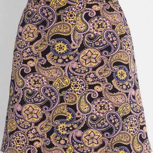 NWOT ModCloth Paisley Spin Your Partner Mini Skirt